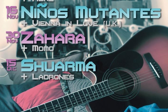 Sidonie, Niños Mutantes, Zhara y Shuarma en el Festival Agustico !