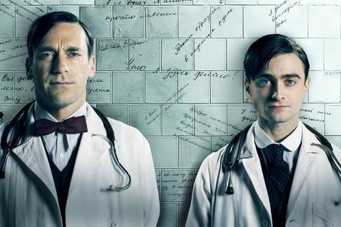 Radcliffe (Harry Potter) y  Hamm (Mad Men) juntos en la serie " A Young Doctor's Notebook"