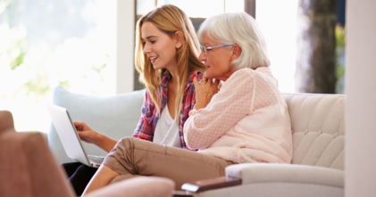 Casting abuelas con sus nietos para publicidad