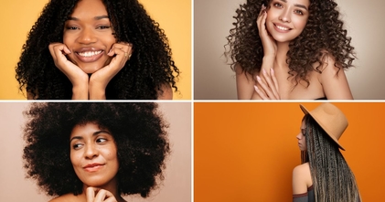 Casting mujer de 35 a 40 años estilo afro para publicidad