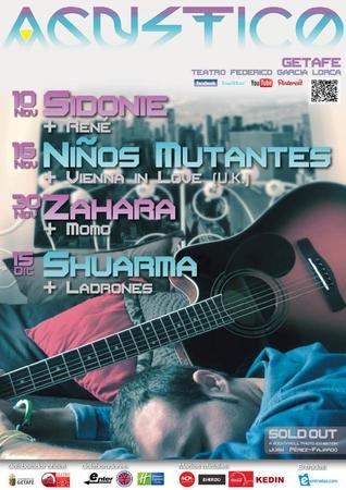 Sidonie, Niños Mutantes, Zhara y Shuarma en el Festival Agustico !