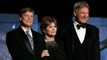 Harrison Ford, Carrie Fisher y Mark Harnill confirmados para Star Wars